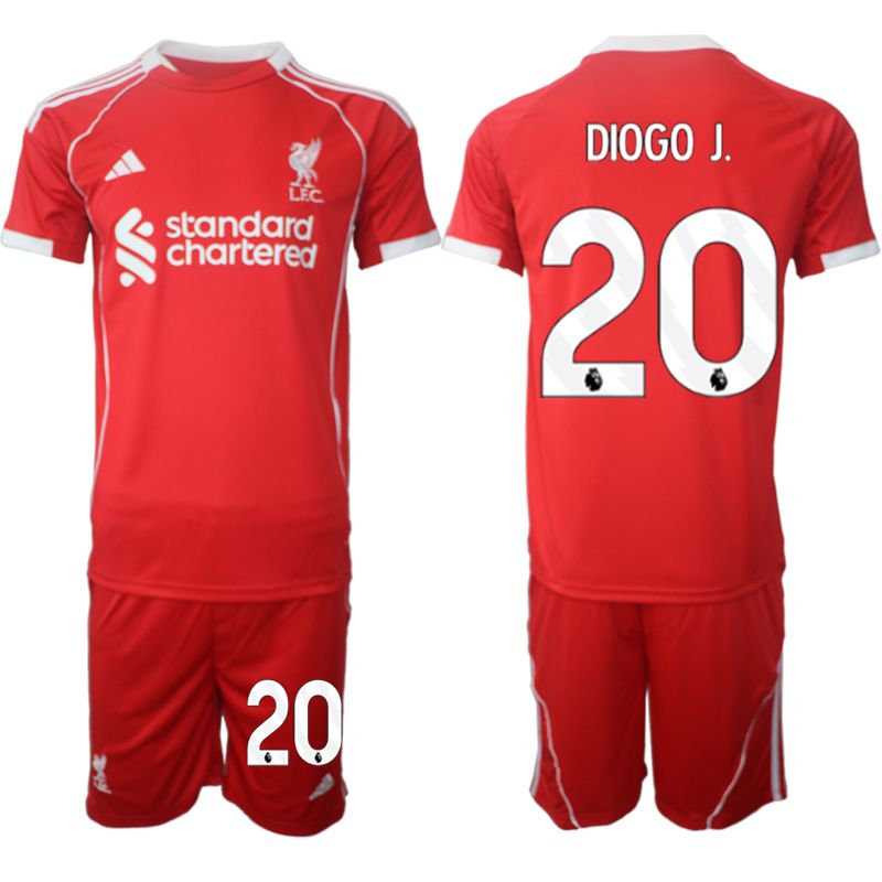 Men 2025-2026 Season Club Liverpool home red 20 Soccer Jersey